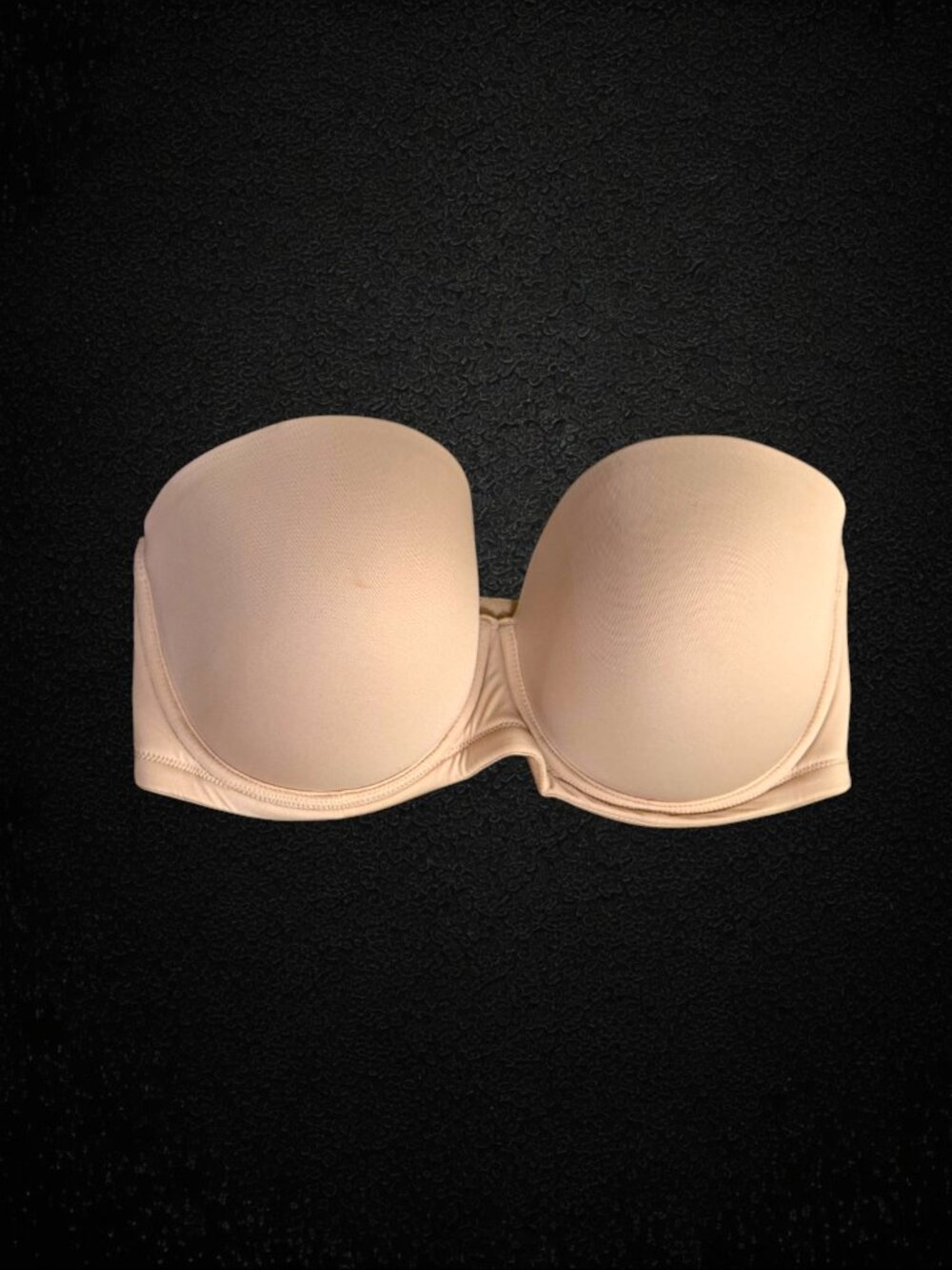 Wacoal Style 854119 Red Carpet Strapless Bra Nude Beige 36DDD Molded Underwire